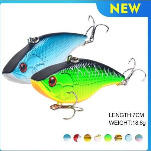 7CM 18.8G Vib Fishing Lure Hard Sinking Wobblers For Pike Fishing Crankbaits Lure Crank Baits Artificial VIB Lures For Fishing