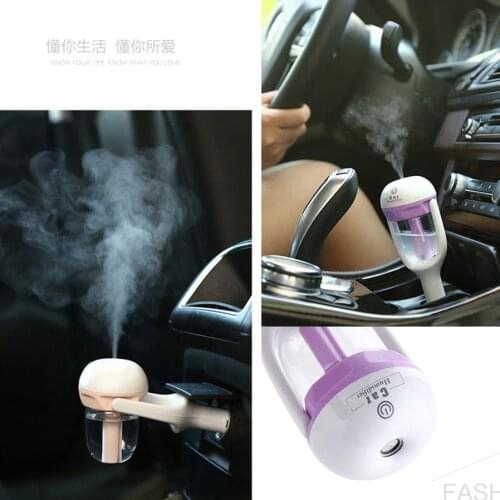Car Humidifier Air Purifier Air Freshener 50 ML Essential Oil Aromatherapy Diffuser DC 12 V Portable Auto Fog Fogger