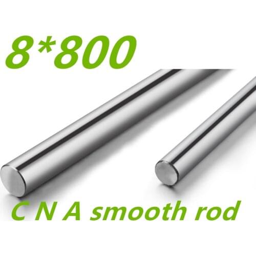 Free shipping 8mm linear shaft 800mm cnc linear rail 8mm rod shaft