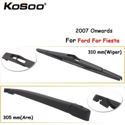KOSOO Auto Rear Car Wiper Blade For Ford For Fiesta,310mm 2007 Onwards Rear Window Windshield Wiper Blades Arm,Car Accessories