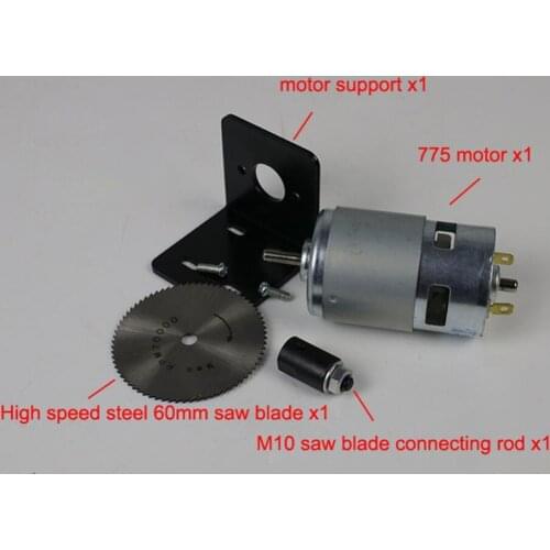 775 Motor High-power Circular Saw 80W Power Circular Saw DIY Circular Saw With M10 Connect Rod Mini Cutting Machine