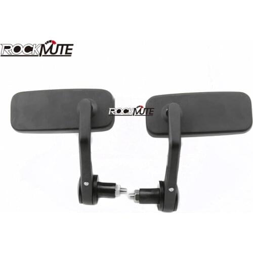 CNC Anti-glare Rear Side Rearview Mirrors For 7/8" 22mm Handlebar Bar End Universal Motorcycle Cafe Racer Street Bike Scooter