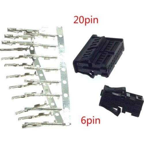 For BMW EVO host programming connector Ethernet plug interconnection driving OABR plug reversing video shell 20pin 6pin