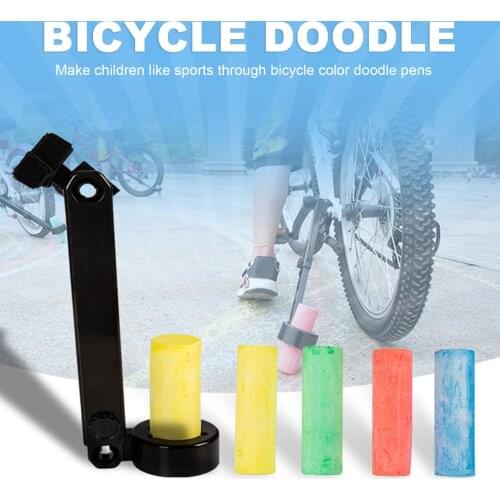 Bicycle Doodle Sidewalk Set Develop Imagination Portable Sidewalk