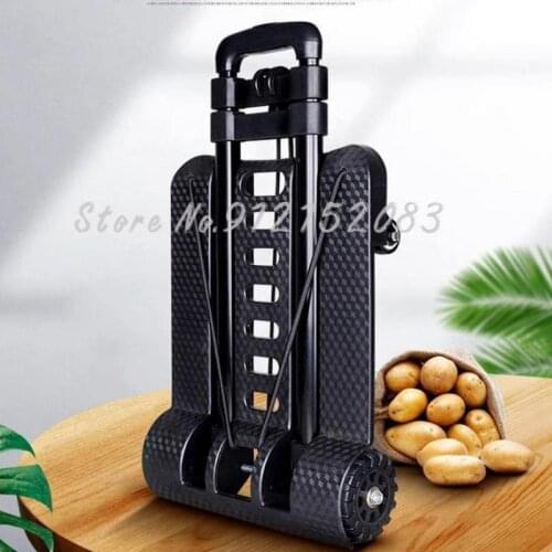 Travel Trailer, Universal Wheel, Folding Portable Trolley, Household Trolley, Shopping Cart, Cargo Handling, Luggage Trolley Car