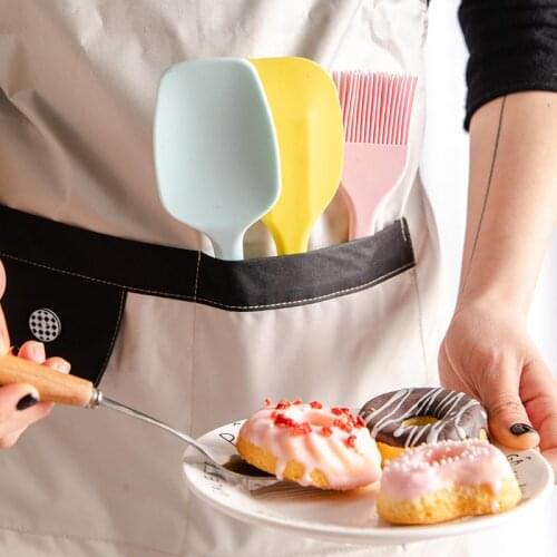 Bakery Tools Cake Baking Spatula Silicone Cooking Silicone Spatula Blade set Food Grade Non Stick Butter Cookie Pastry Scraper