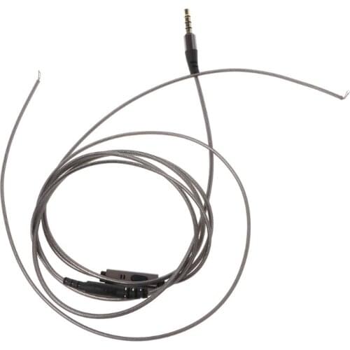 High quality 1.2m With Mic DIY Earphone Cable High Quality Replacement Cable Wire For Repair