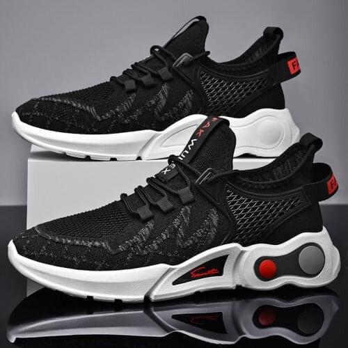 Breathable Casual Men Sneakers New Mesh Unisex Running Shoes Fashion Couple Jogging Footwear Non-Slip Soft Zapatos Size 36-44