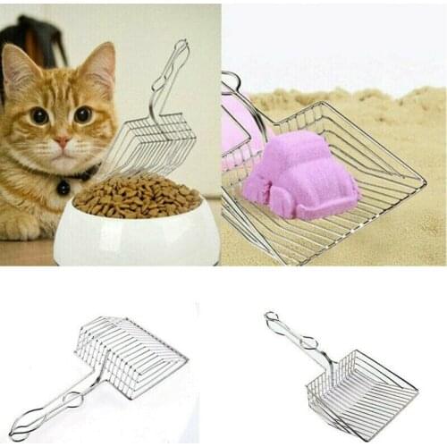 New Quick Filtration Metal Kitten Sand Cleaner Cat Litter Scoop Cleaning Tools Pet Sand Shovel Cat Litter Shovel Cleaning shovel
