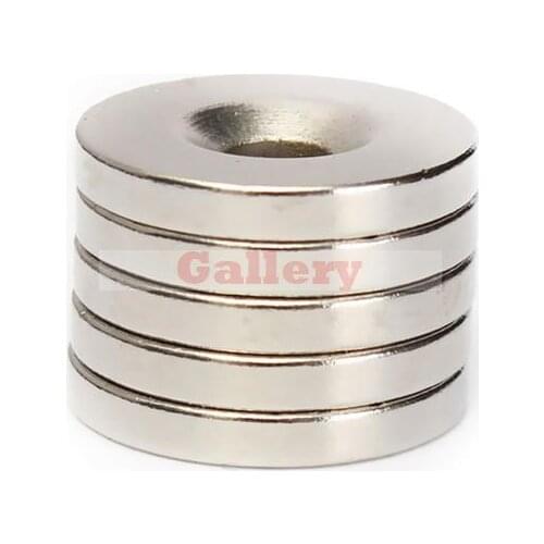 15 pcs N50 Strong Round Countersunk Magnets 20x3mm Rare Earth Neodymium Magnets Hole 5mm