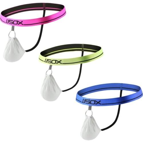 Man Sexy G-string T Pants Modal Jacquard Underwear Sexy Lingerie Fine Ding Ku Exotic Males Underwear Panties Men Sex Belt