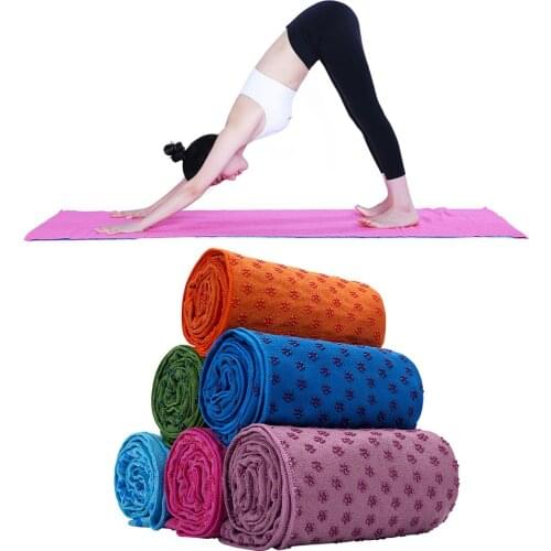 Non Slip Yoga Blankets Quick Dry Yoga Towel Mat Microfiber 183cm*61cm 72''x24'' Sport Entertainment Fitness Exercise Pilates
