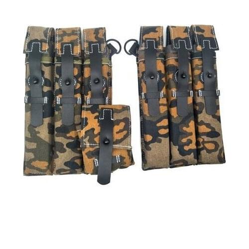 WWII GERMAN ELITE AUTUMN OAK CAMO AMMO AMMUNITION POUCH OUTDOORS ww2 armyshop2008