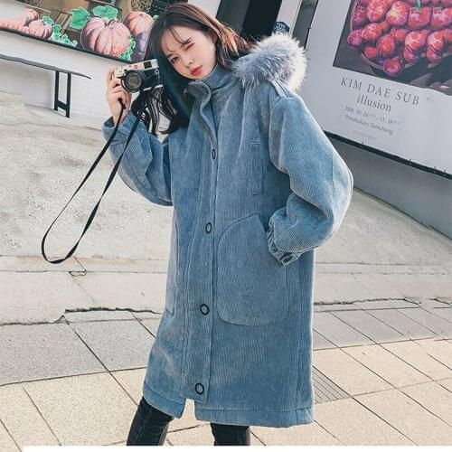 New Women Long Coat Autumn Winter Warm Velvet Thicken Faux Fur Coats Parka Female Solid Big Pocket Jacket Outwear