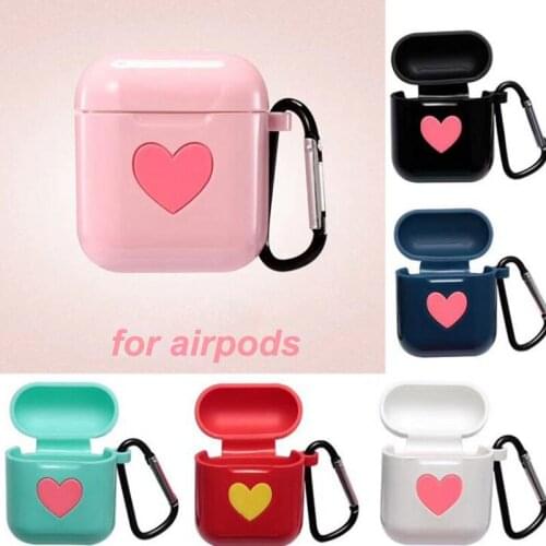 Cute Soft Silicon case For AirPods Protector cover Sleeve Colorful Case for Apple Air Pods Wireless Earphone box accessories