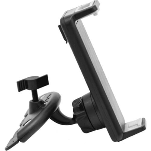 1 Set 360 Degree Rotation Car CD Slot Mount Holder Stand For 4-11 Inch Smart Phone Tablet PC New