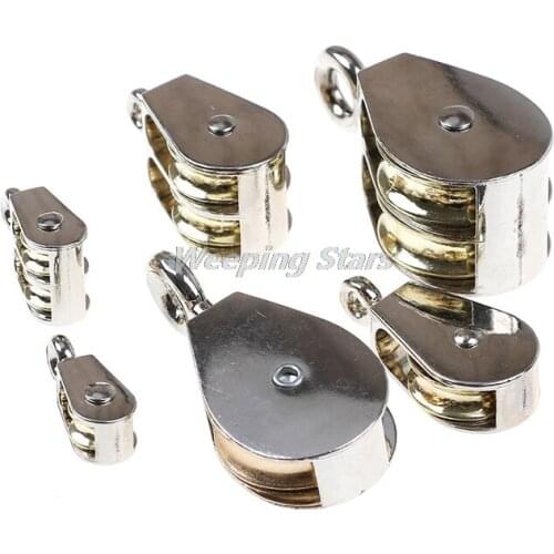 1PCS 304 Single Wheel Swivel Rollers Block Loading 36/52/75mm Stainless Steel