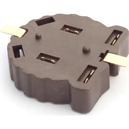 10PCS SMD SMT CR1220 CR1225 BS-1220-2 3V BUTTON CELL BATTERY SOCKET HOLDER CASE BOX