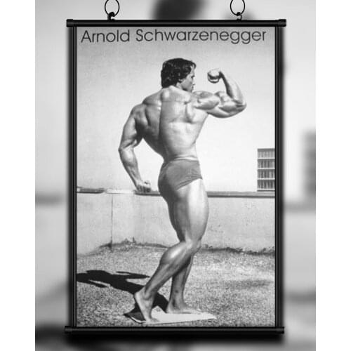20 Custom Poster Silk Home Deco ARNOLD SCHWARZENEGGER Bodybuilding Motivational Gigantic Strong Wall Art Christmas Gift