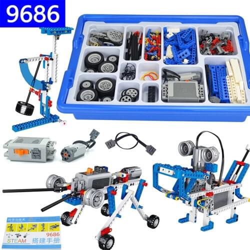 9686 High-Tech Parts Multi Technology MOC Parts Educational School Students Learning Building Blocks Power Function Set