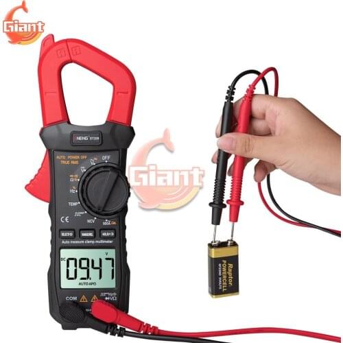 ST209 DC/AC Digital Multimeter Clamp Meter 6000 Counts True RMS Amp DC AC Current Clamp Tester Meters Voltmeter 400V Auto Range