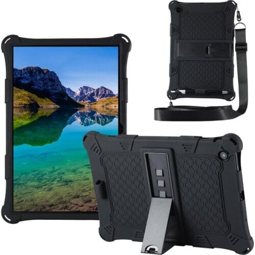 Kids Cover for Teclast M40se Case Silicon Stand Holder Soft Cases for Teclast M40 SE M40SE Tablet Funda Stand Cover with Strap