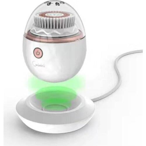 Electric Facial Cleansing Brush Sonic Face Brush Waterproof Deep Pore Cleaner Wireless Charging Face Massage Skin Care Brush