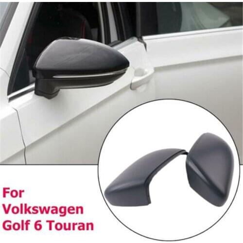 Left & Right Car Side Rearview Mirrors Cover Protector For Volkswagen Golf MK6 Touran Auto Exterior Side Wing Mirror Caps Primer