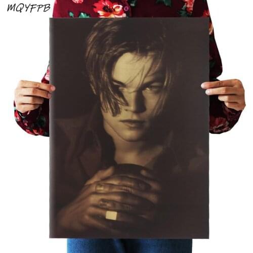 Little Plum Star Kraft Paper Poster Family Decoration Wall Sticker 50.5x35cm