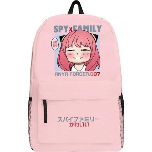 Anime SPY X FAMILY Cosplay Cute Backpack Cartoon Female Girls Bag Teenagers Student School Bookbag Fashion Daily Outdoor Gifts