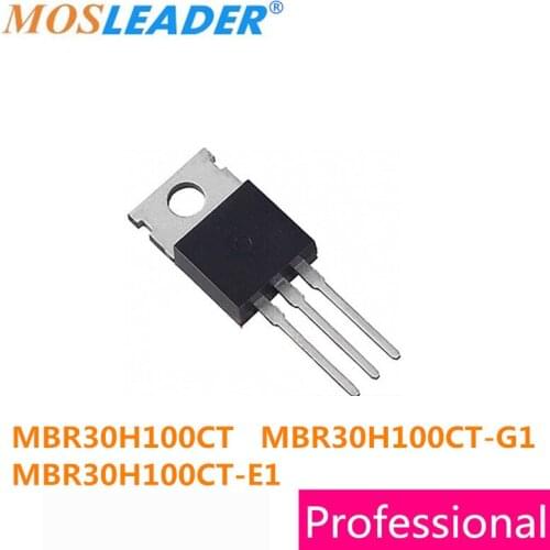 Mosleader 50PCS TO220 MBR30H100CT MBR30H100CT-G1 MBR30H100CT-E1 MBR30H100 High quality