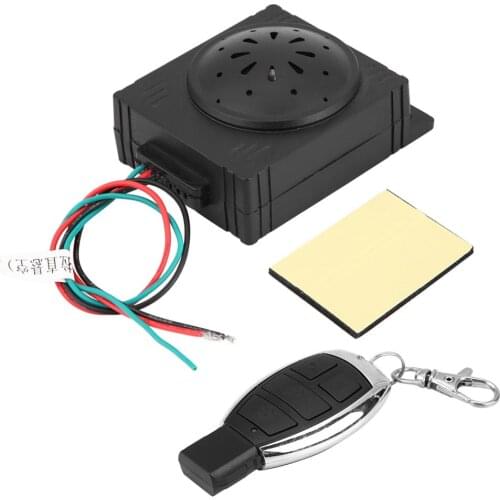 Motorcycle Anti-theft Security Alarm System with Remote Control 9-16V Universal