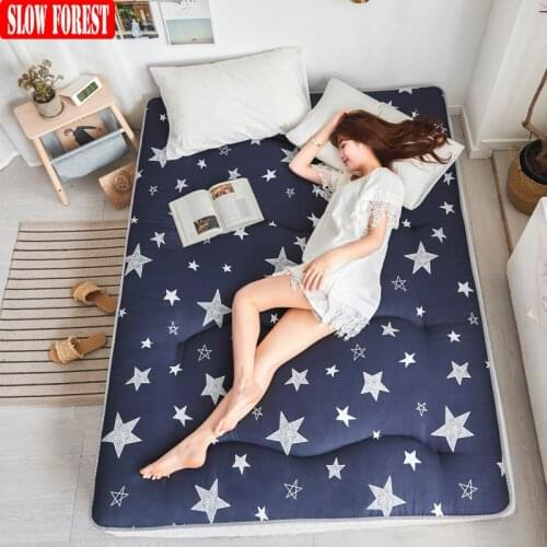 Slow Forest Thickening Mattress Tatami Mat Anti-skid Bedroom Furniture Student Dormitory Queen Matress