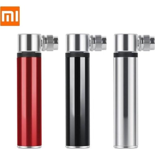 Xiaomi Mini Aluminum alloy pump bicycle Basketball football portable high pressure inflatable tube riding equipment