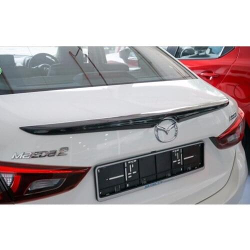 Osmrk unpainted ABS tail wing rear spoiler for mazda 2 sedan 2015-2017