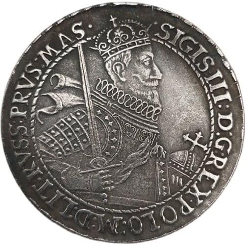 Litva Thaler 1622 Sigismund III Poland Commemorative Coin Collection Souvenirs Home Decoration Crafts Desktop Ornaments Gift