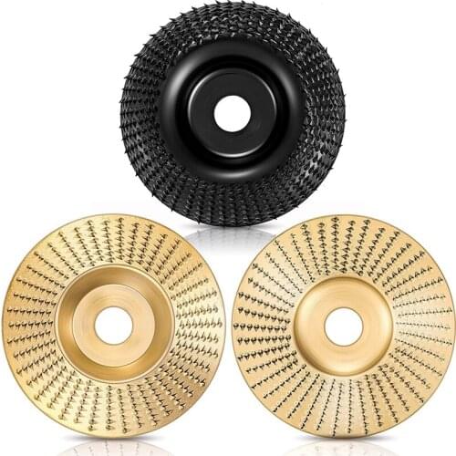 Grinding Wheel Wooden Wheel Grinding Shape Discs, Suitable for Angle Grinders with An Inner Diameter of 5/8 Inches