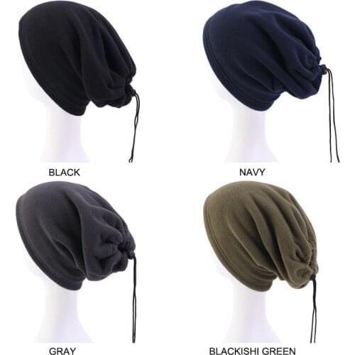Outdoor Sports Hair Cap Fleece Collar Windproof Hood Riding Mask Styling Tool Head Cover Beauty Salon Adjustable