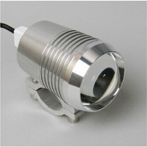 1 PCS 2 Color Motorcycle Headlight 1200LMW Motorbike spotlight U2 LED Driving car Fog Spot moto Head Light Lamp DRL accessories