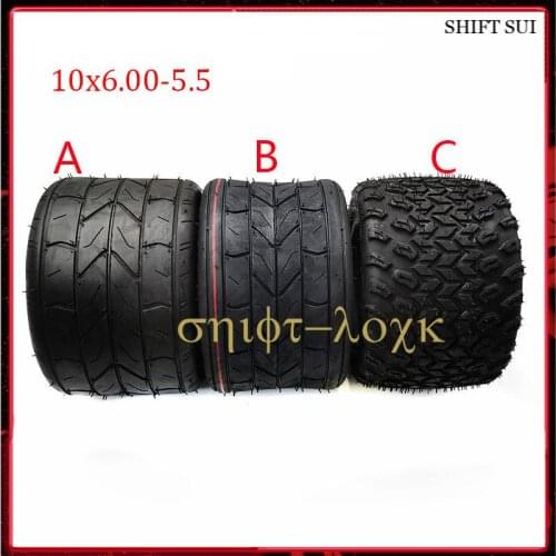 10'' Widened Vacuum Tyres 10x6.00-5.5 Electric Scooter Motor Special Tyre 10*6.00-5.5 For Small Motorcycle Tubeless Tire