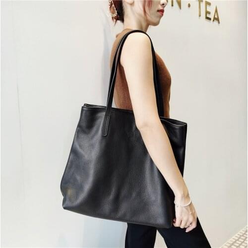 2021 Leisure Leather Large Capacity Shoulder Messenger Bag Multifunctional Tote Bag For Women