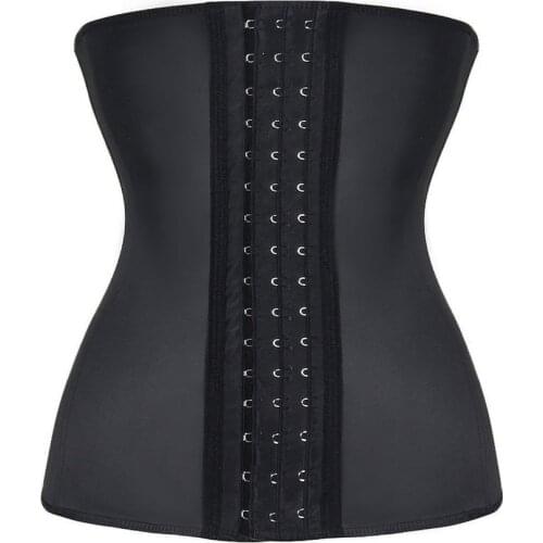 Everbellus Underbust Bustier Corset Sexy Women Latex Corrective Corset Slim Waist Trainer Hot Body Shaper Reducing Modeling Belt
