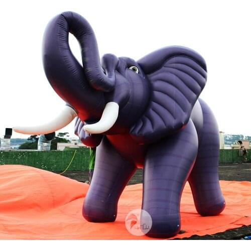 Giant PVC0.25mm Inflatable Elephant For Advertisement Party Promotional