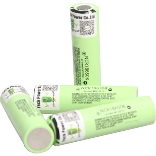 NCR18650B 3400MAH 3.7V 18650 battery li-ion batteries lithium rechargeable flat top / 18650 charger fast 4 slots