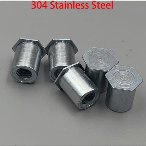 M2 M2.5*3mm 4mm 5mm 6mm 7mm 8mm 9mm 10mm 11mm BSOS 304 Stainless Steel PEM Blind Hole Self-Clinching Standoff Rivet Stud Nut