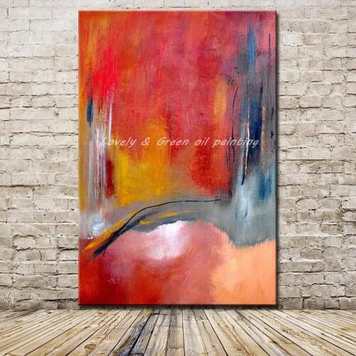 Mintura Wall Pictures Hand Painted Abstract Oil Paintings On Canvas Modern Posters For Living Room Home Decoration Gifts Pop Art