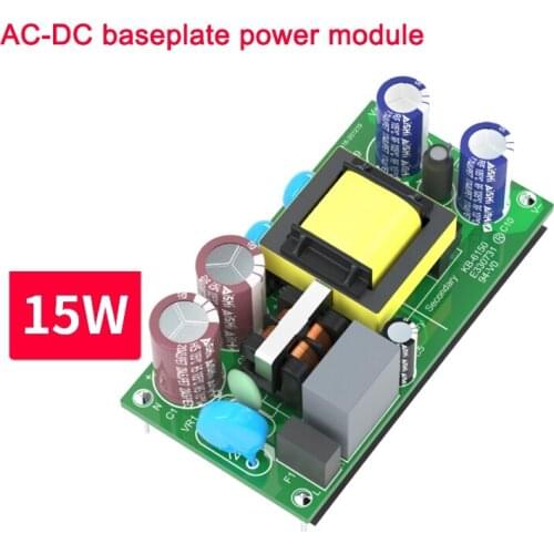 Low Power Consumption 15W Switching Power Supply Module 5V-36V Safety Design Pre-Installed Pins