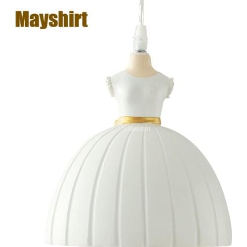 Nordic Ballet Childrens Room Led Pendant Lights Girl Bedroom Art Deco Lamp Modern Living Room Decor Dinning Room Light Fixture