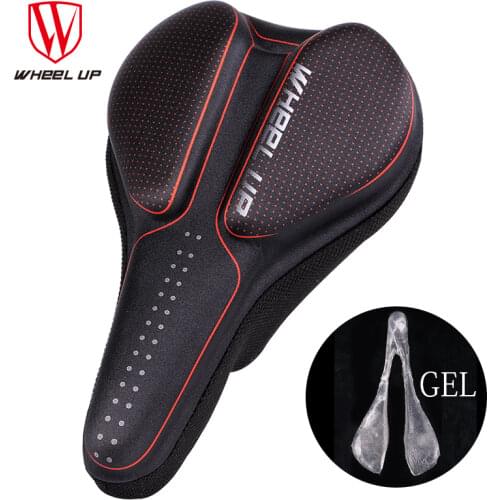 New Silicon Gel MTB Bicycle Saddle Cover Comfortable Cycling Bike Saddle Mat Soft Bike Pad Cushion almofadas cojines parts red