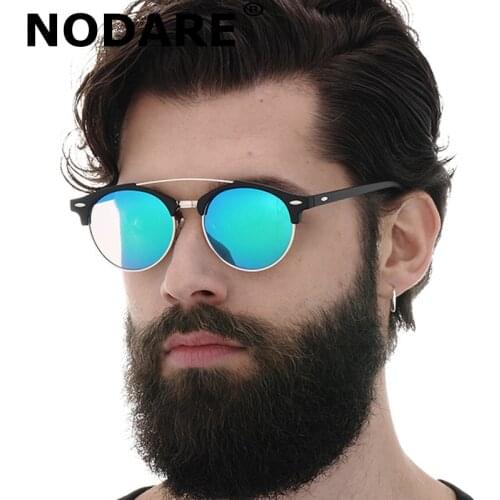 NODARE 2020 Fashion Double Bridge Style polarized Sunglasses Men Women Brand Design Sun Glasses uv400 ray gafas de sol hombre